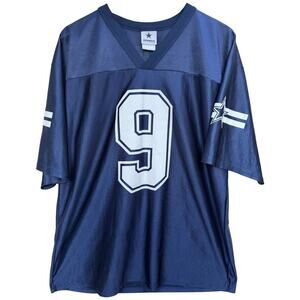 Dallas Cowboys Tony Romo #9 Jersey Mens Large Blue NFL Football Shirt